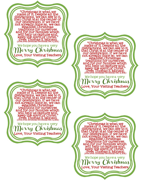 Mommy by day Crafter by night: December Visiting Teaching Printable
