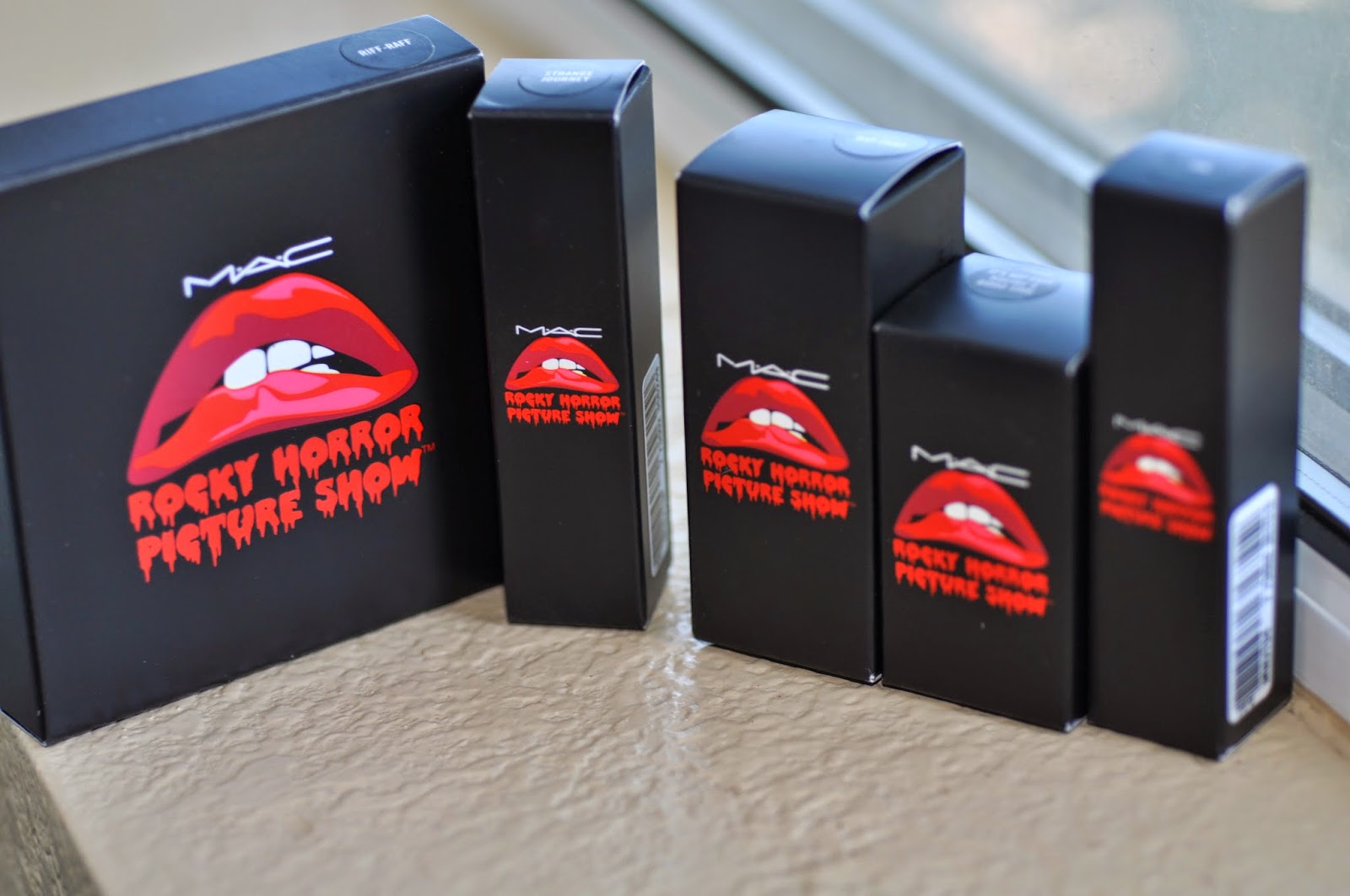 MAC Rocky Horror Picture Show Lipsticks in Strange Journey and Sin