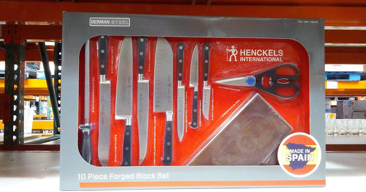 henckels self sharpening knife set costco
