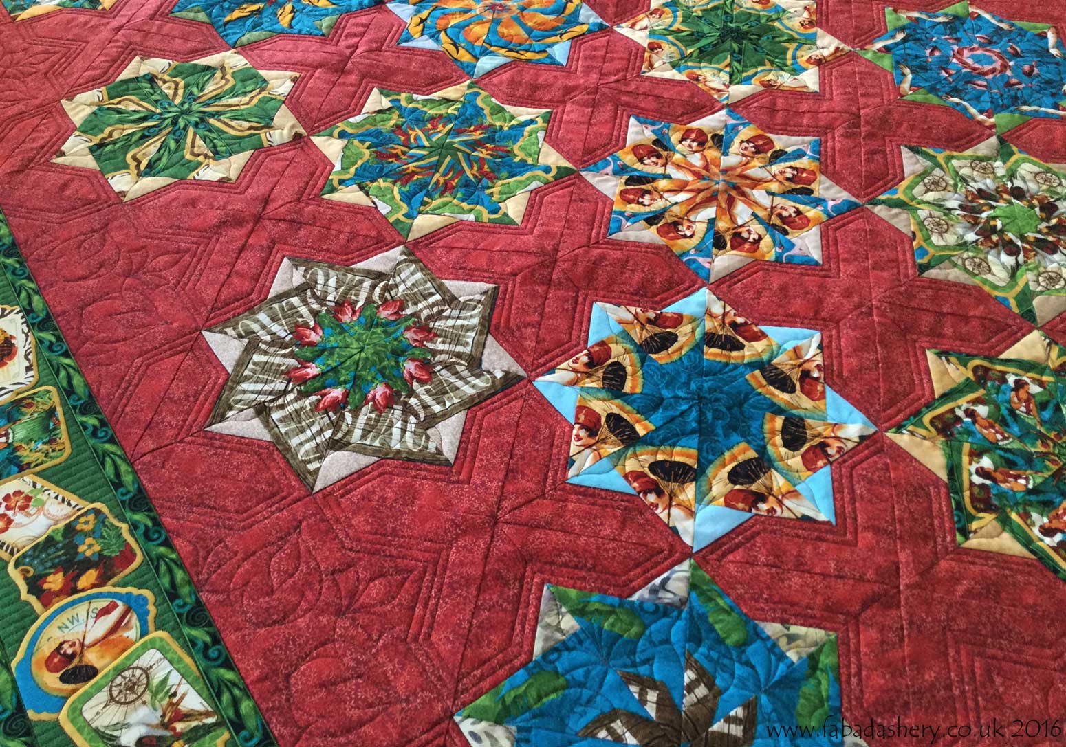 Fabadashery Longarm Quilting Malvern Quilt Show 2016