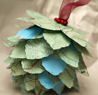 Pinecone Map Ornament - Turtles and Tails blog