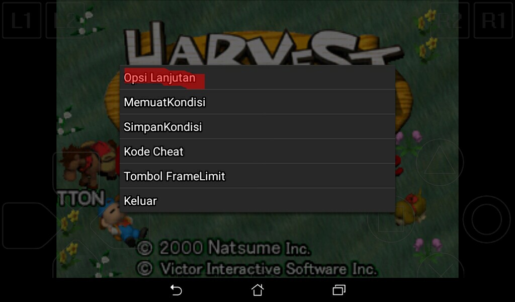 Galeri Game Tutorial Memasang Cheat Harvest Moon BTN