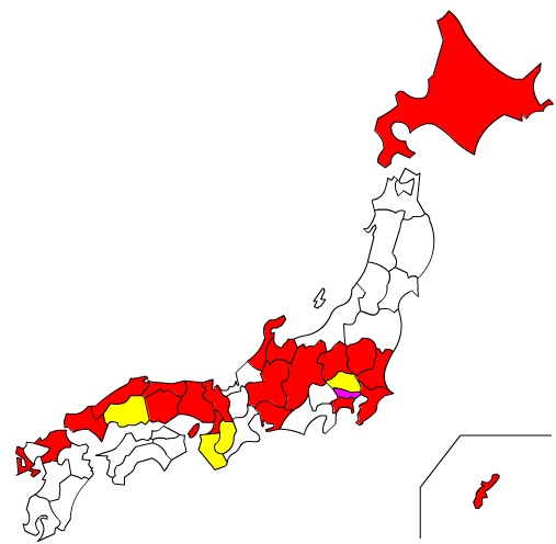 跑日本．経県値＆経県マップ