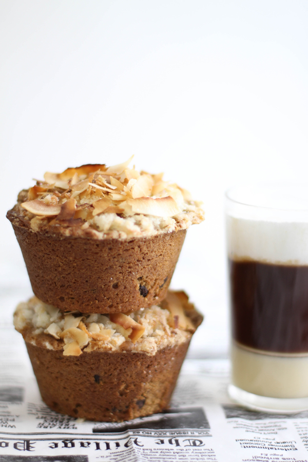 Coconut Cappuccino Muffins | Sprinkle Bakes