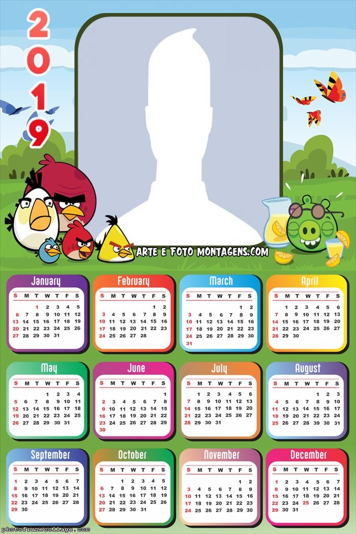 Angry Birds Calendar Printable 2024 CALENDAR PRINTABLE