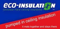 Pumped in ceiling insulation