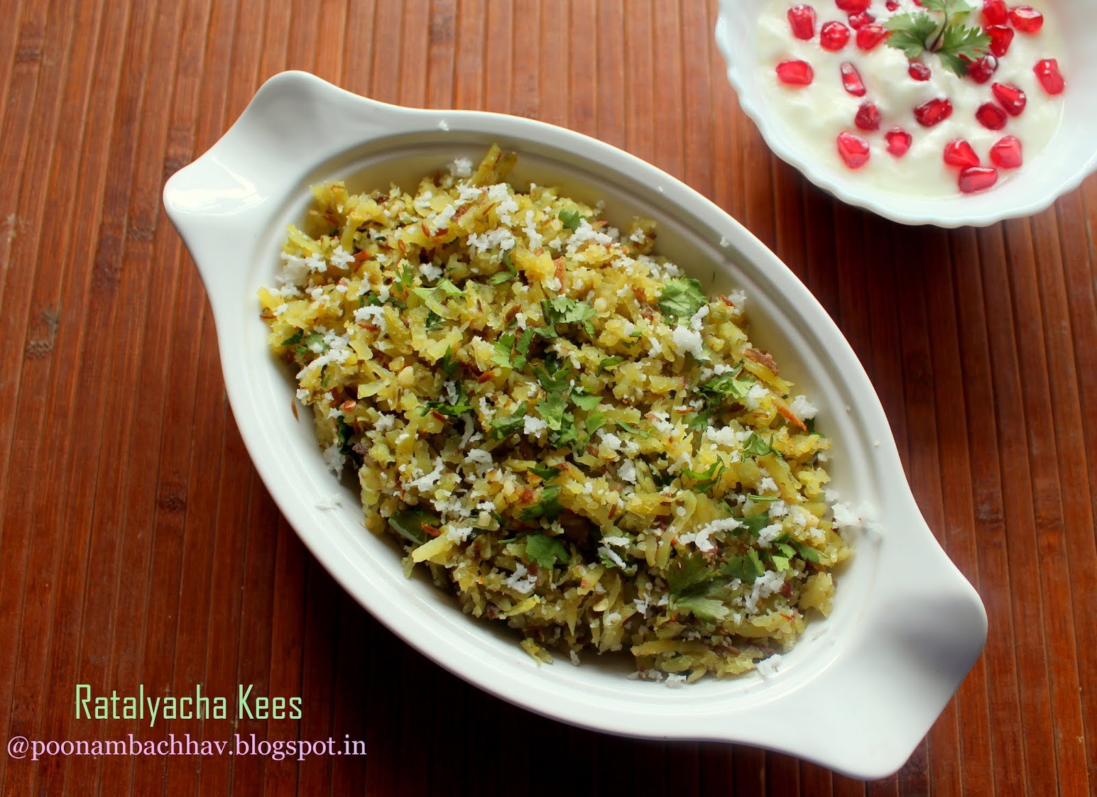 Annapurna Ratalyacha Kees / Sweet Potato Stir Fry Recipe