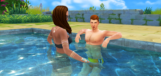 Pool Poses Sims 4