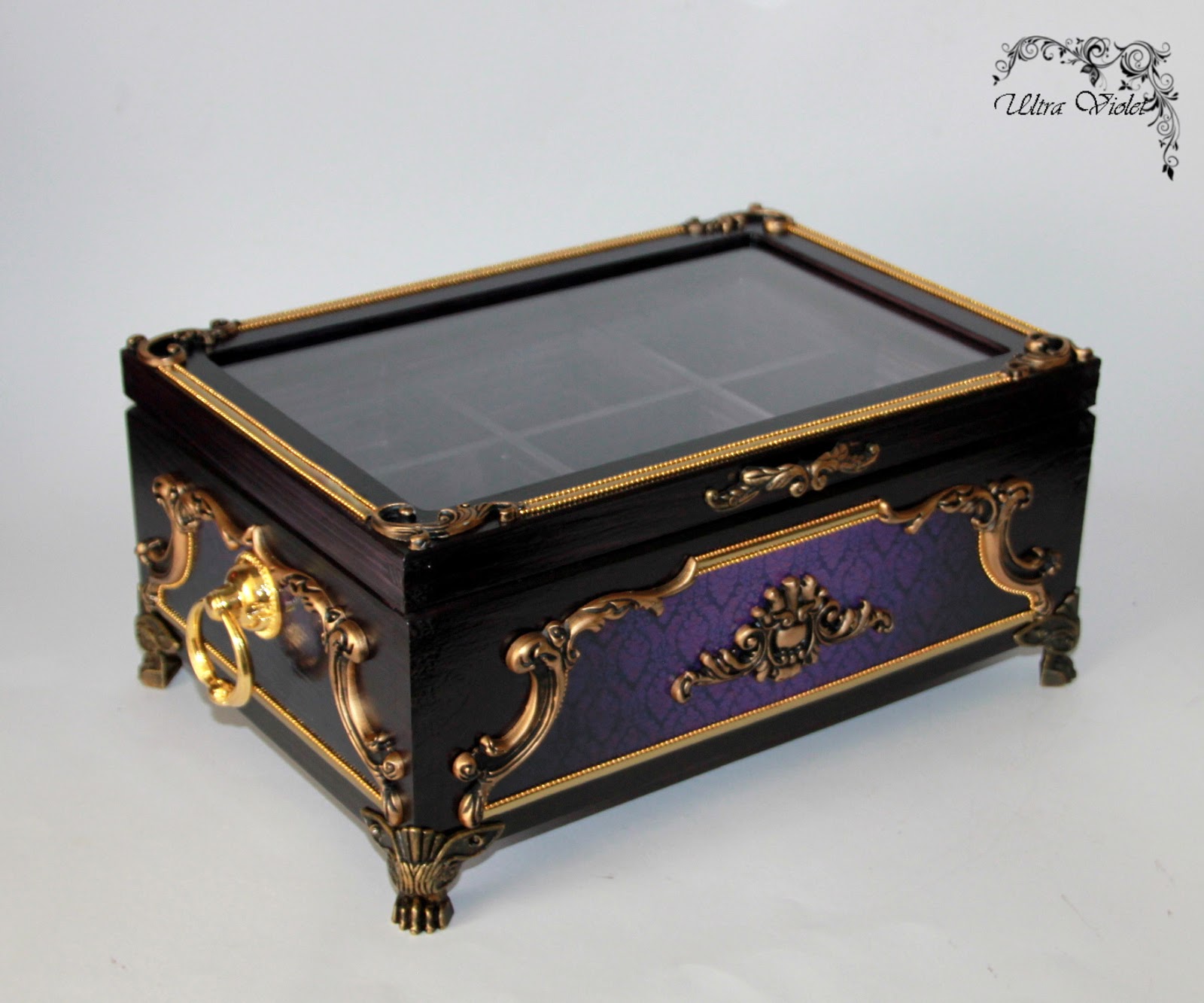 Ultra-Violet. Exklusive Geschenke.: Große Schmuckbox / Schmuckkasten