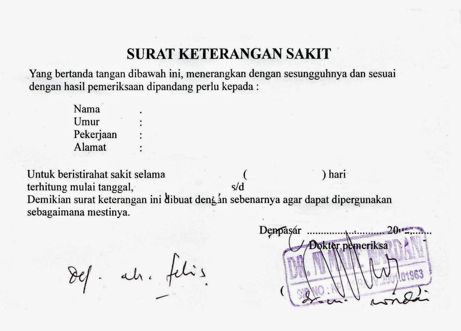 Surat Sakit Kimia Farma