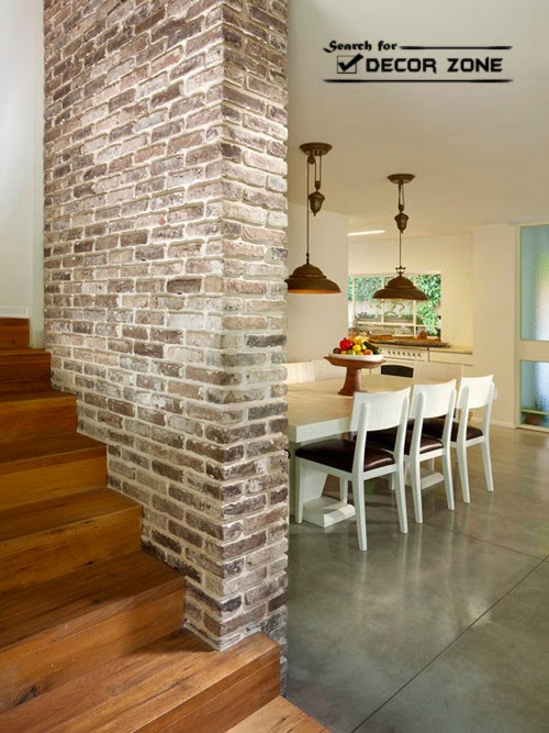Staircase renovation options stone wall (8 designs)