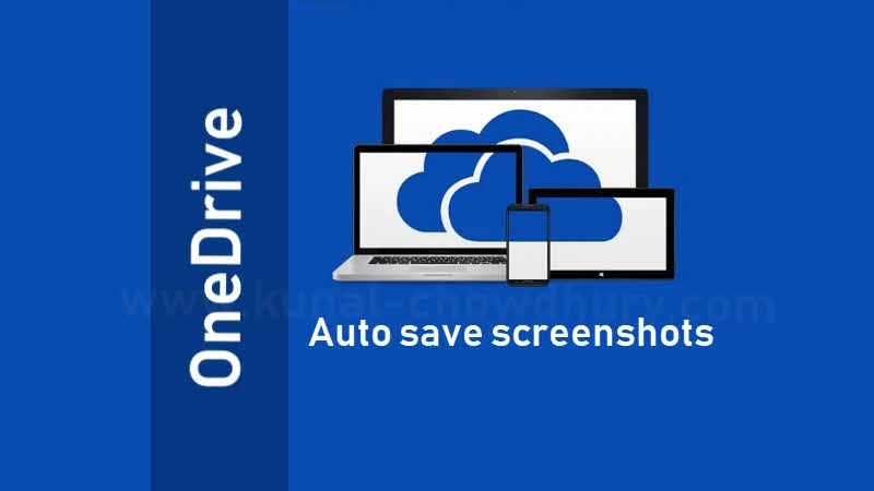 How to automatically take backup of screenshots to OneDrive