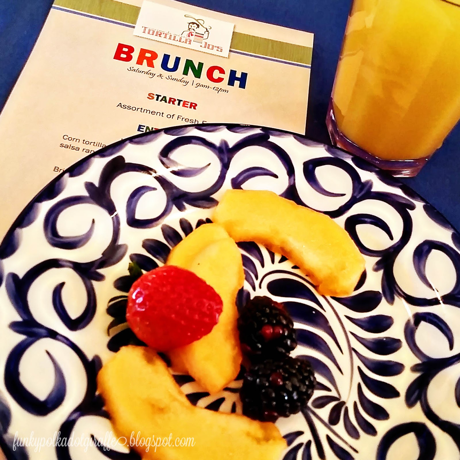 Funky Polkadot Giraffe Brunch at Tortilla Jo's in Downtown Disney