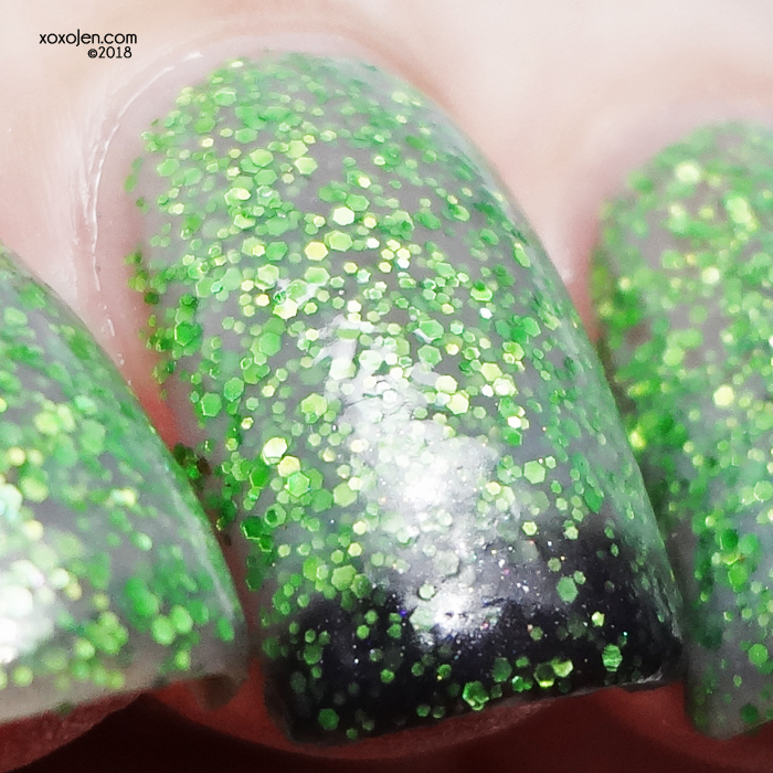 xoxoJen's swatch of KBShimmer Resting Witch Face