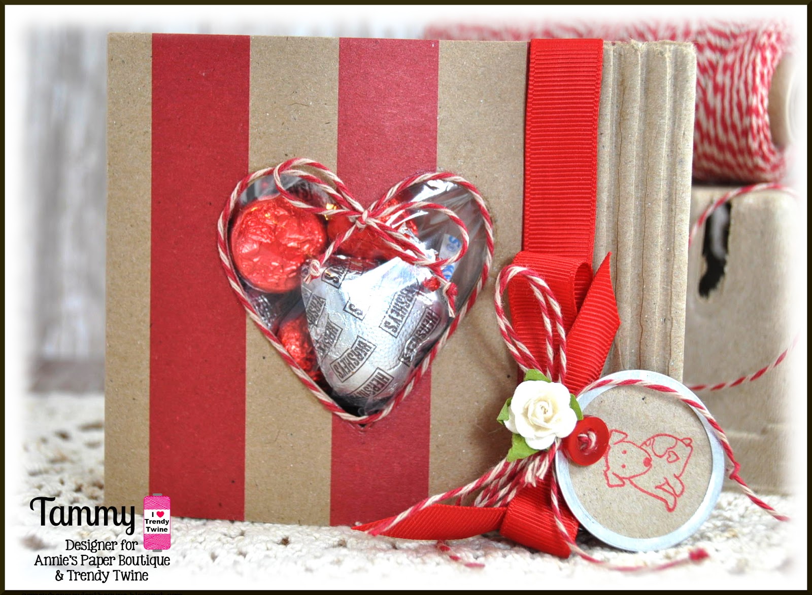Creating Somewhere Under The Sun Trendy Twine Valentine Treat