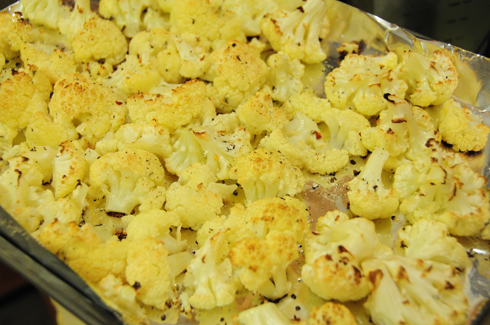 Roasted Cauliflower with Gouda Sauce total time 30 minutes Alley's