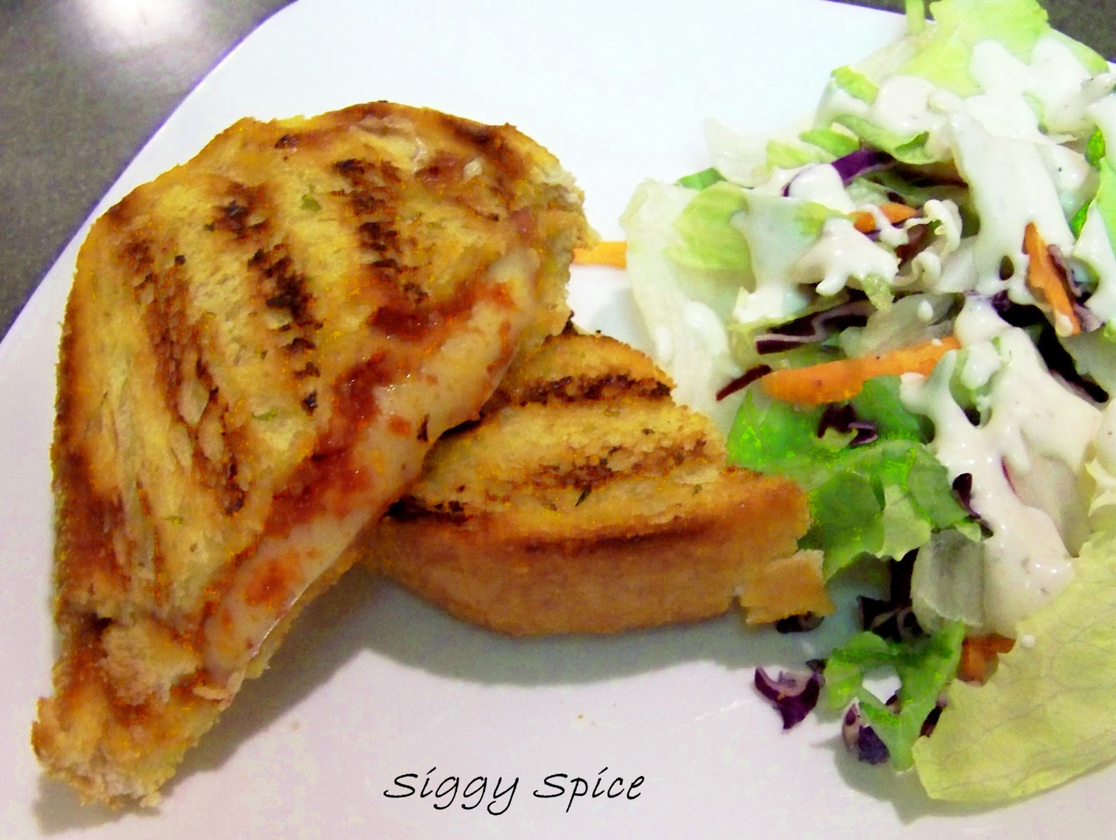 Siggy Spice Pizza Panini
