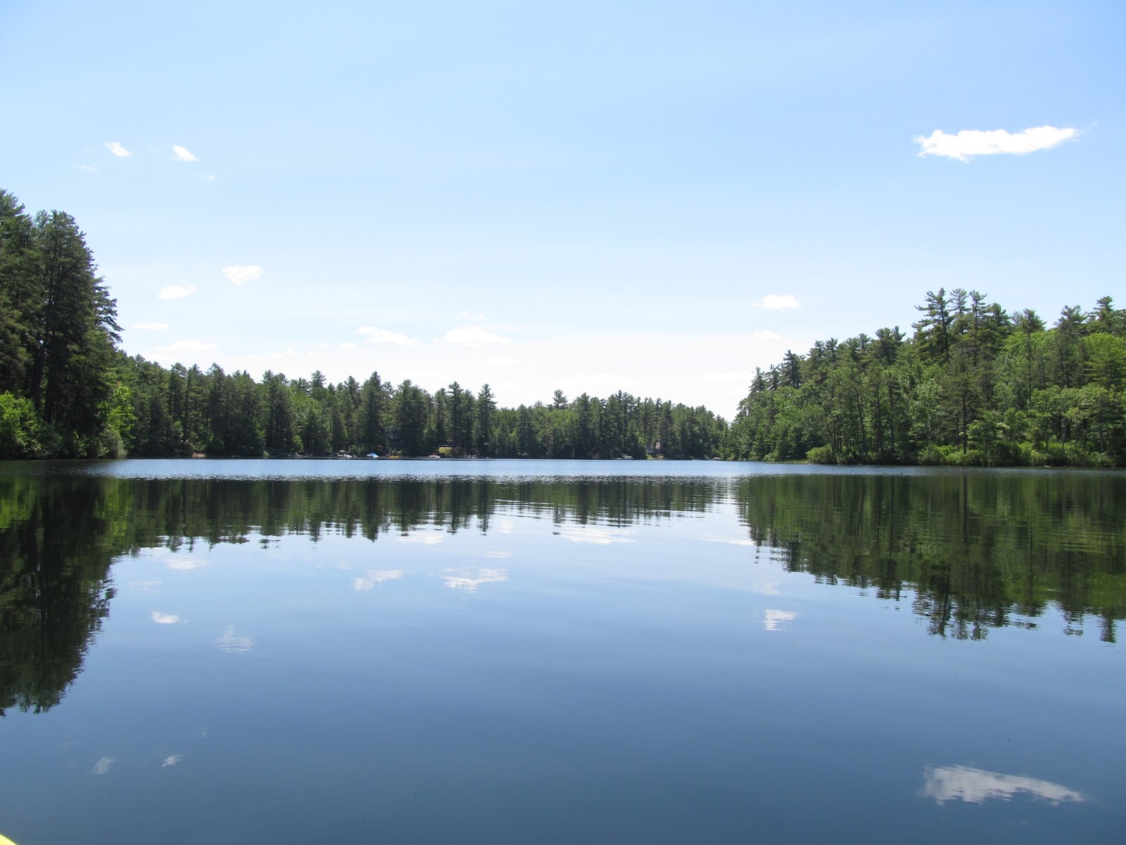 Recreational Kayaking in Maine Horne Pond, Limington