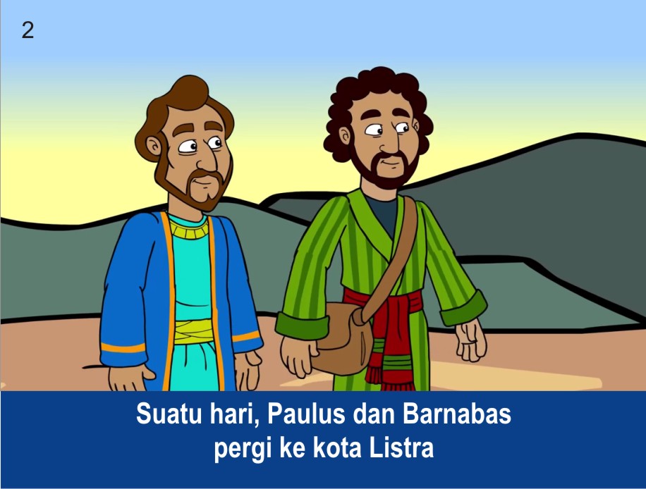 Komik Alkitab Anak: Paulus Menyembuhkan Orang Lumpuh