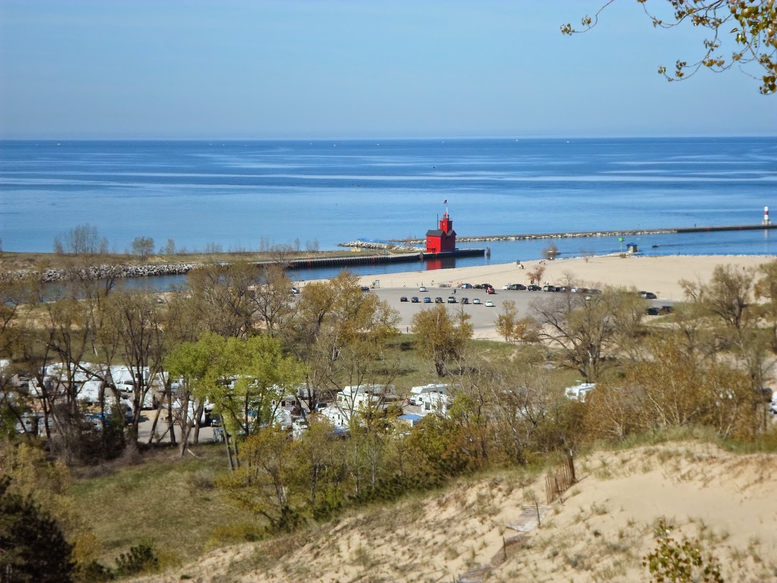 We Are The Happy Campers Holland State Park Lake Macatawa