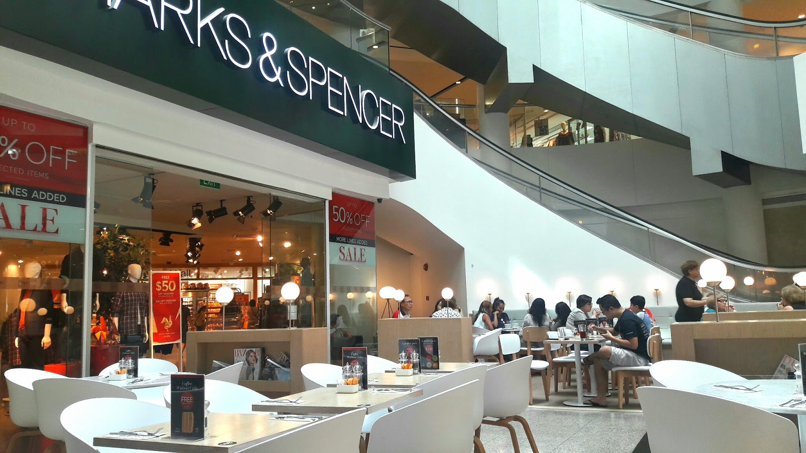 TheArcticStar's Tales Lunch at M&S Cafe Wheelock Place