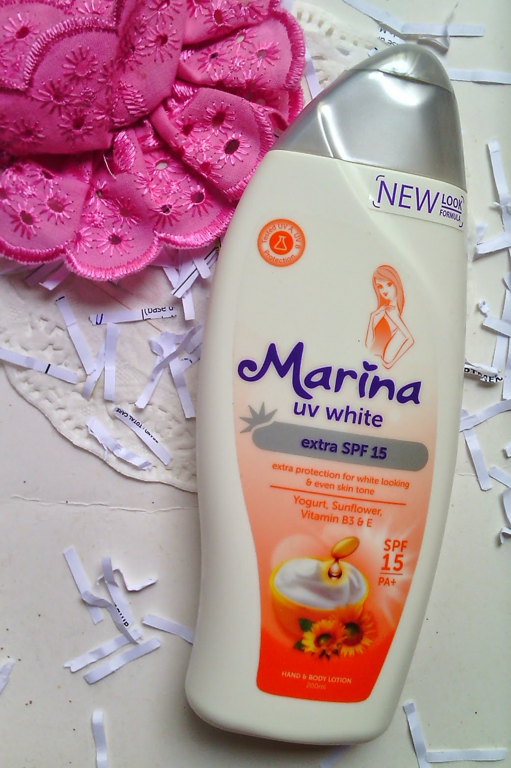 BEAUTY MARINA UV White Extra SPF 15 Hand and Body Lotion Kemasan Baru DaretoChange by