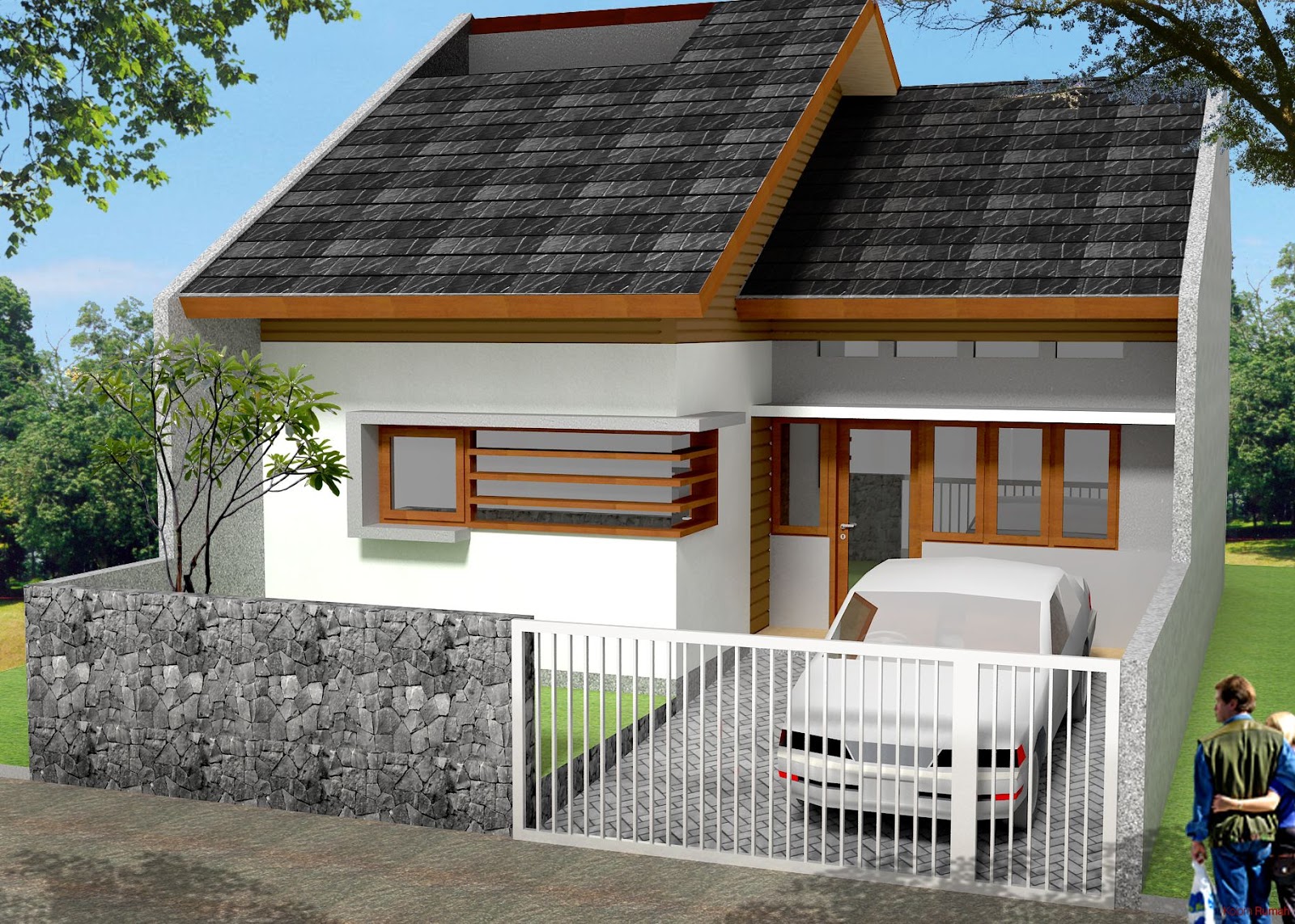 10 Desain Model Atap  Rumah Minimalis  Yang Bagus