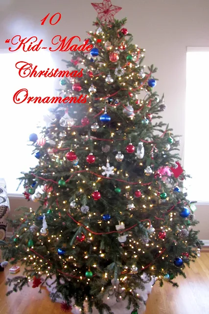 kid made christmas ornaments