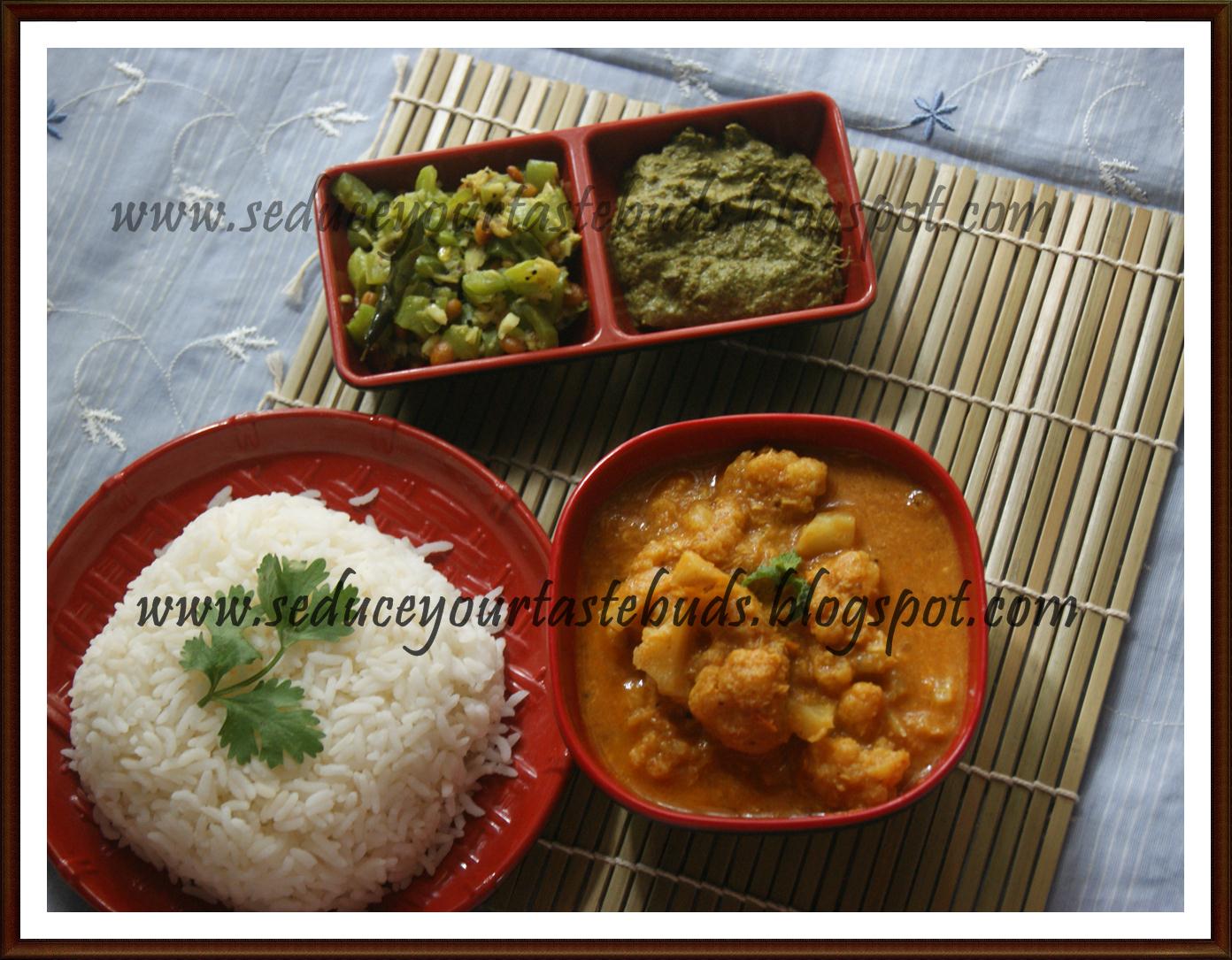 Seduce Your Tastebuds... Cauliflower Kootu Cauliflower Gravy