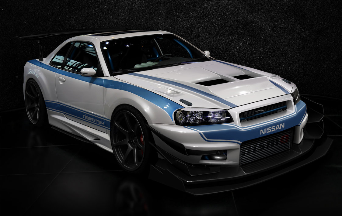 Nissan Skyline R34 tuning by Autemo artists