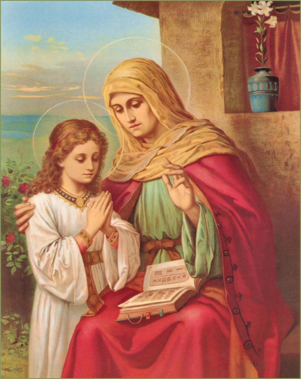 Blessed Virgin Mary and St. Anne, grandmother of Christ, pray for us!