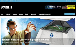 Scarlett Blogger Template Scarlett Blogger Template