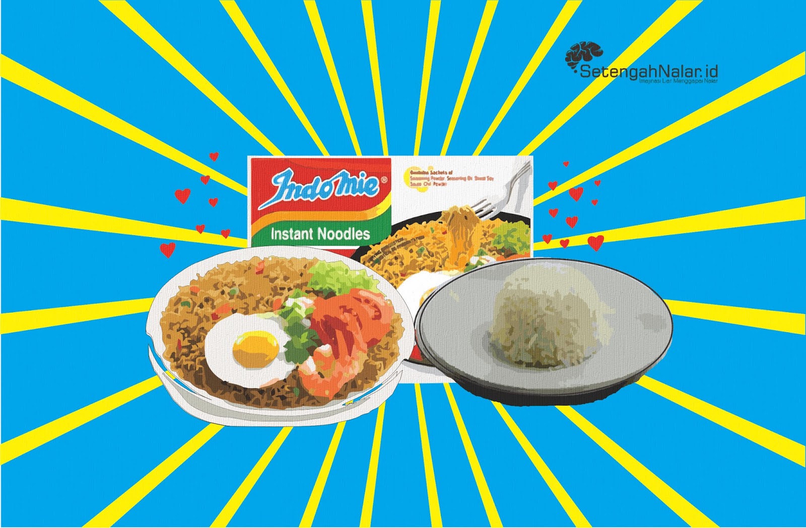 Elegi Indomie Dan Nasi Yang Berhenti Menangis