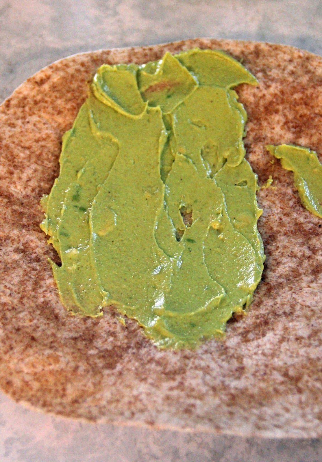 Jo and Sue Indian Spice Shredded Chicken Wrap With Avocado Curry Sauce