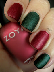 matte nails christmas nail glitter holiday days designs easy zoya matt helloglow colors goose try winter totally