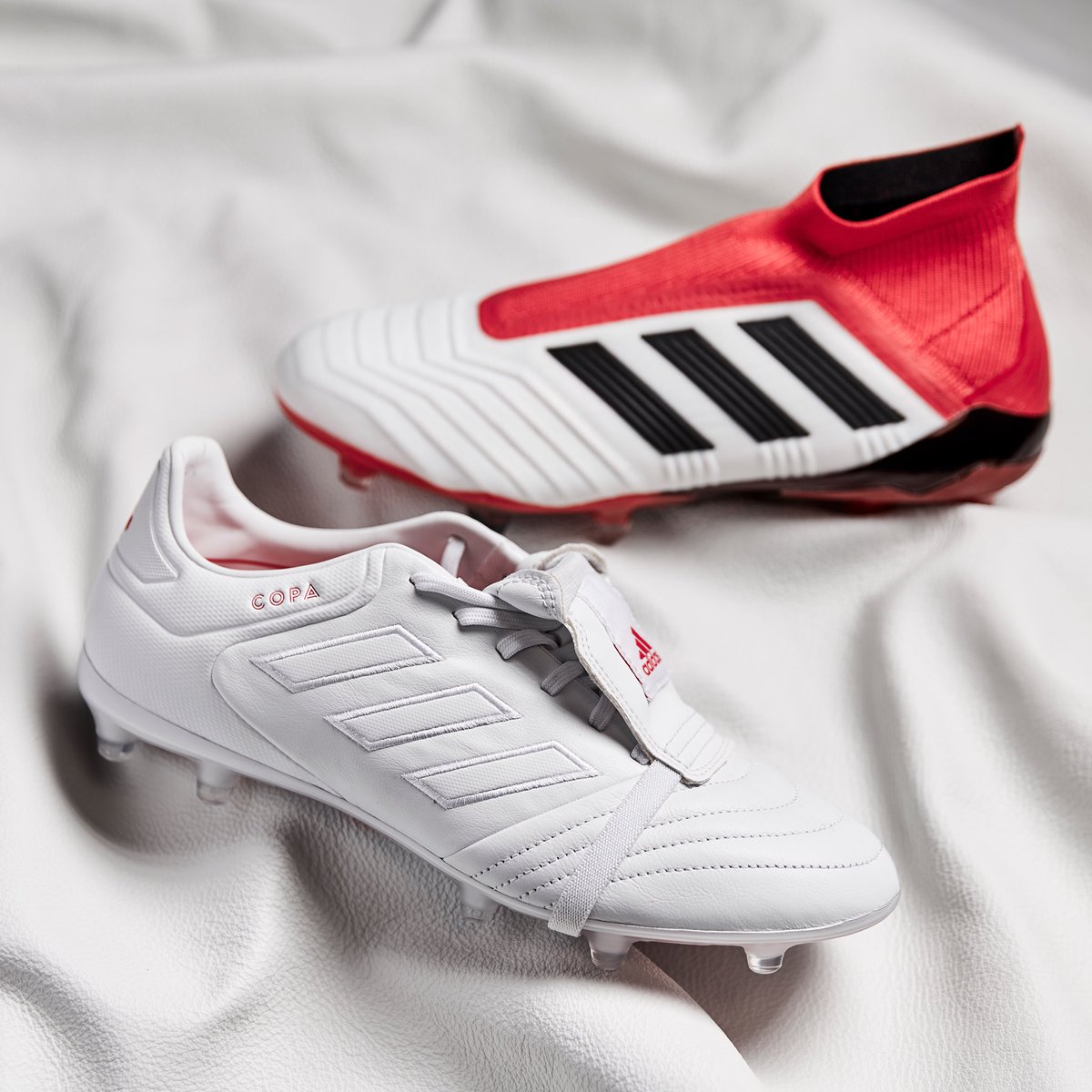 Classy White / Red Adidas Copa Gloro 2018 Cold Blooded Boots Released