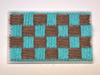Sample of Nordic stitch in vertical and horizontal directions