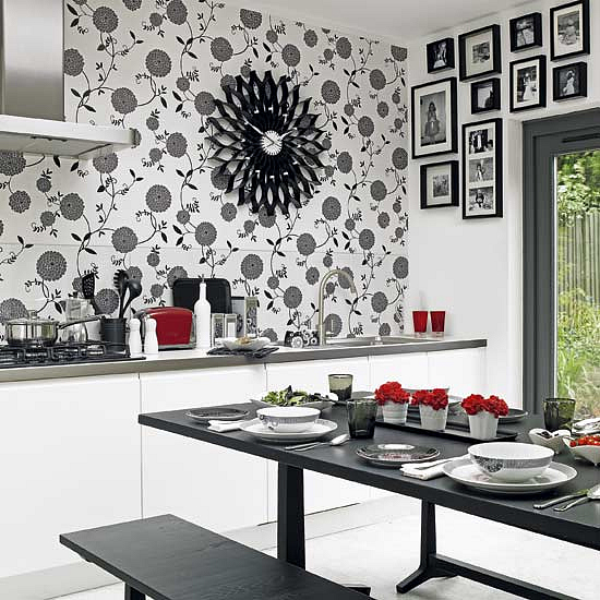 Loft Cottage How About Dressing Up Your Kitchen Walls Yossawat