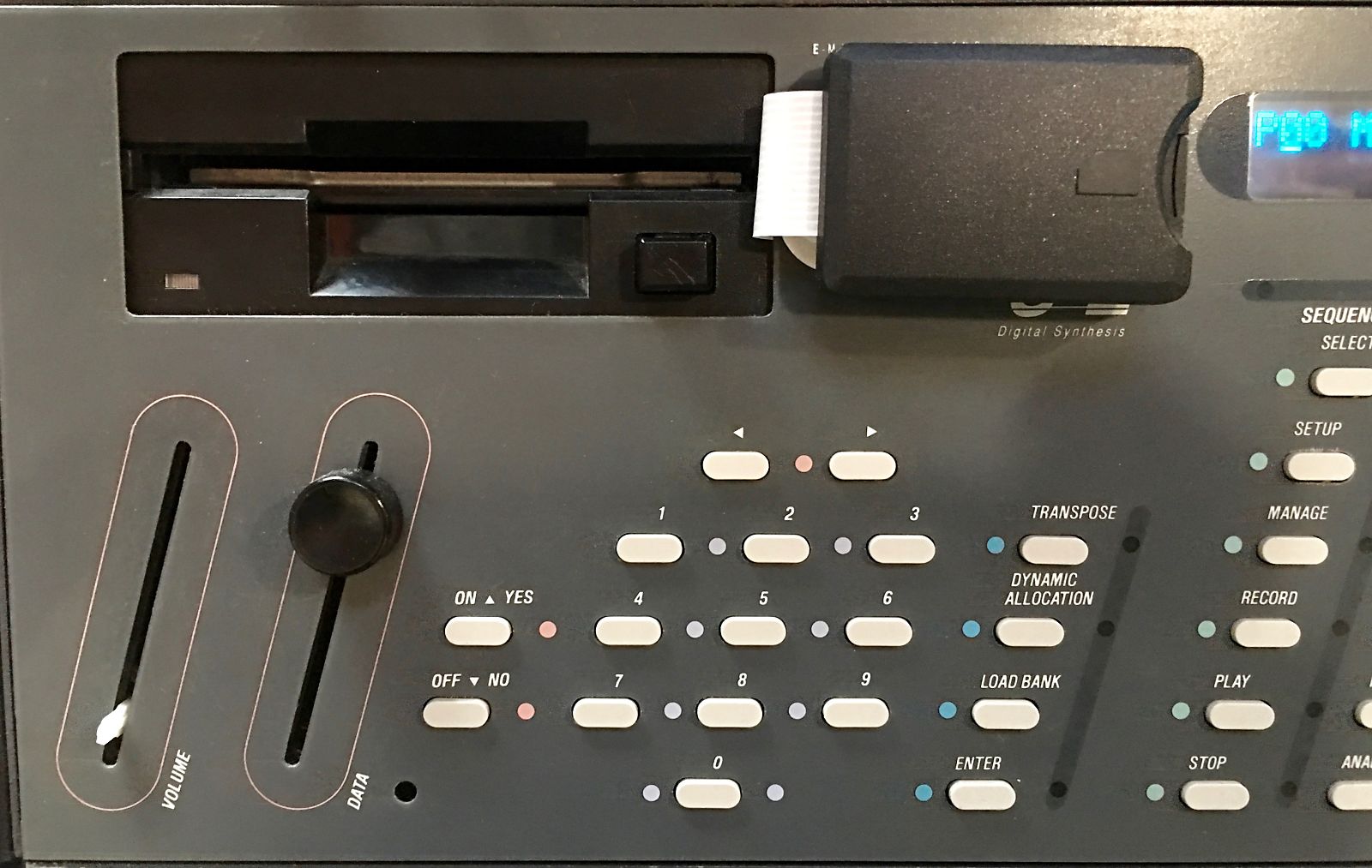 MATRIXSYNTH Emu Emax 1 SE Rack Sampler w/SCSI2SD OLED Display SN 0680192