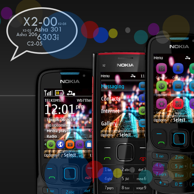 Lighting themes X for Nokia X2-00 I Free | Store wb7themes