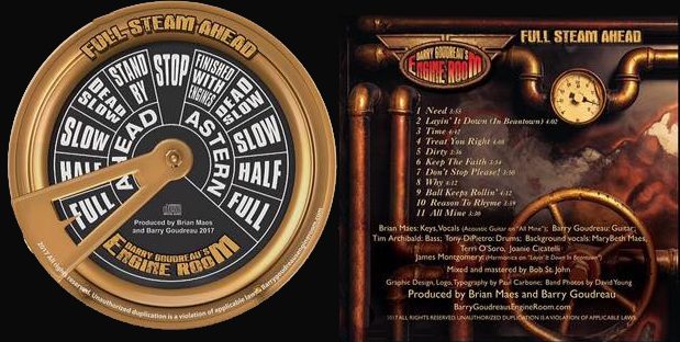 BARRY GOUDREAU's ENGINE ROOM - Full Steam Ahead (2017) disc