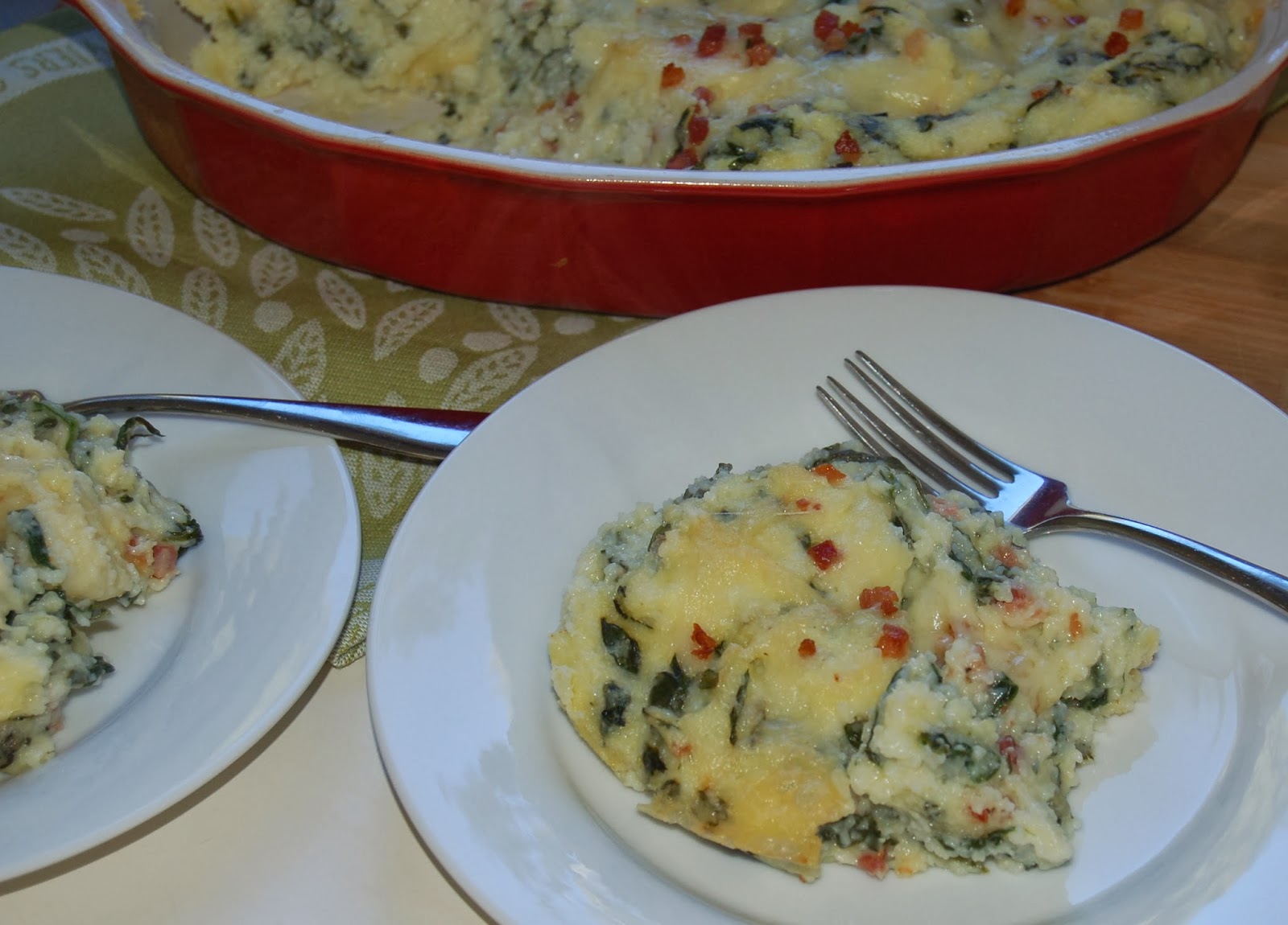 Keeping it Real with Joy Grits Spinach Egg Casserole