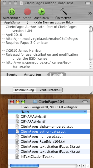 Pages program template image