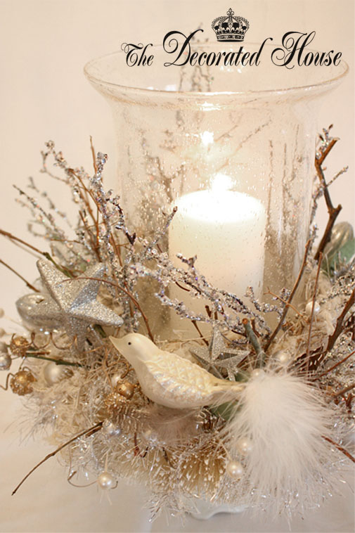 The Decorated House . Christmas Decoration . Mysthic Crown Nest . Anthropologie Inspired