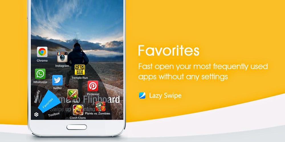 Lazy Swipe best App for Shortcut