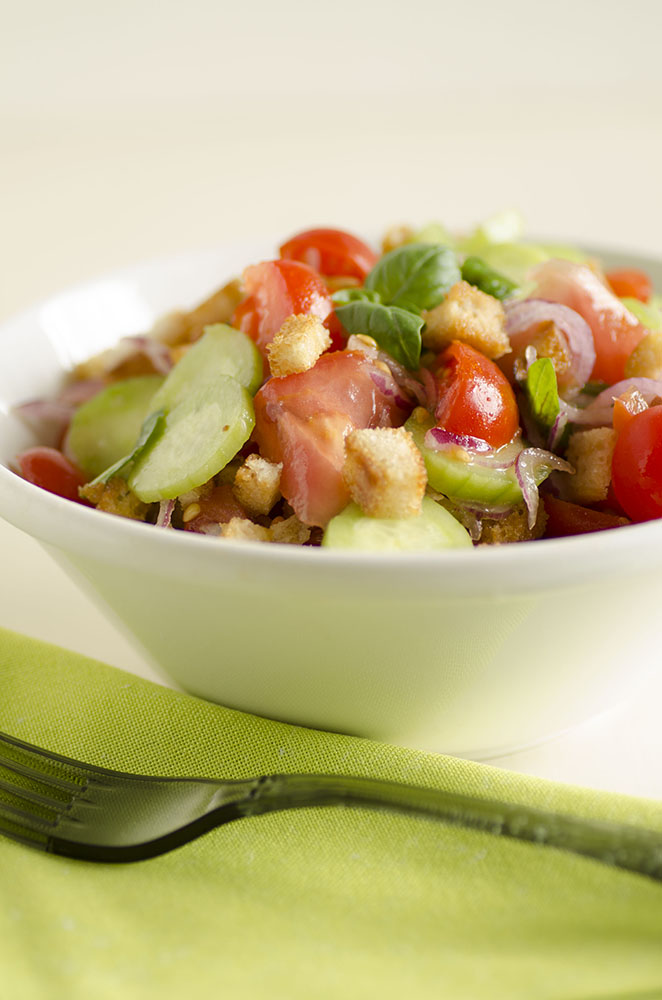 Colazione da Jo: Panzanella con pane tostato