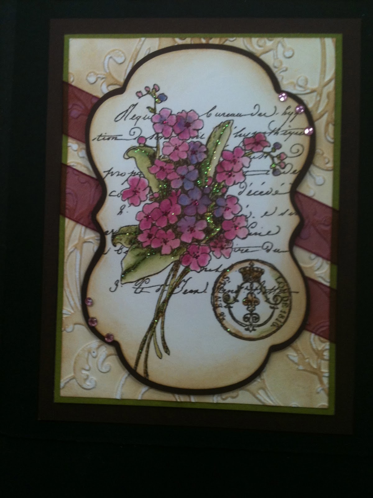 STAMP ON OVER at CRANBERRY HILL MERCANTILE Penny Black Flowers Geri
