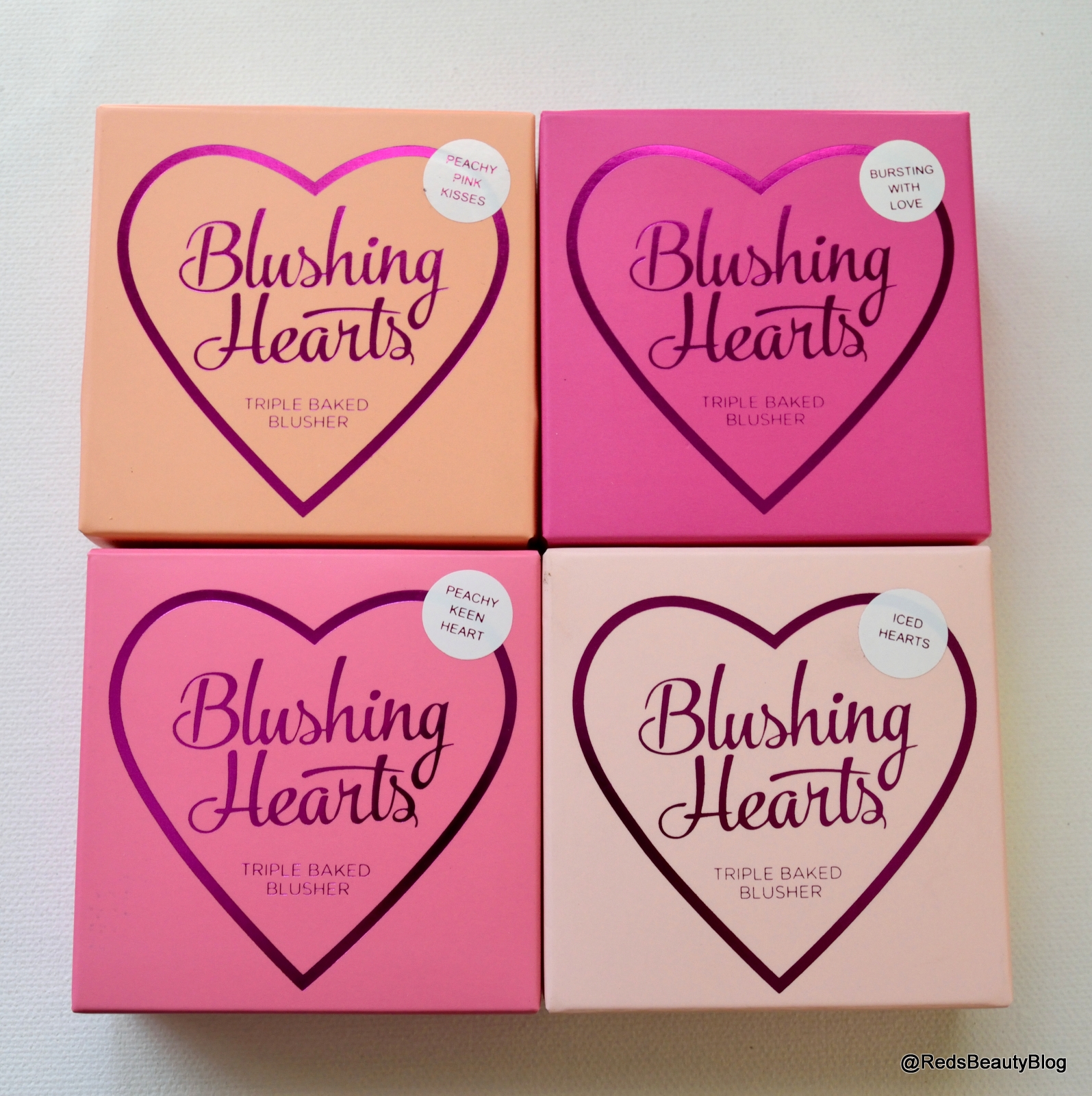 Makeup Revolution Blushing Hearts Part 1 Mrs Red's Beauty Blog