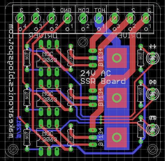 Makeatronics 24V AC Solid State Relay Board