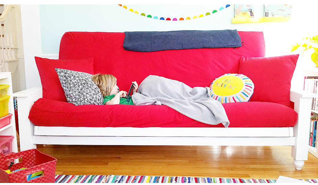 An Organic Futon For Color, Play & Happiness! spon